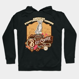 American Staffordshire Terrier  Best Coffee - Dog Owner Coffee Lover Gifts Hoodie